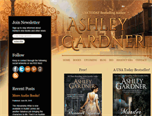 Tablet Screenshot of gardnermysteries.com